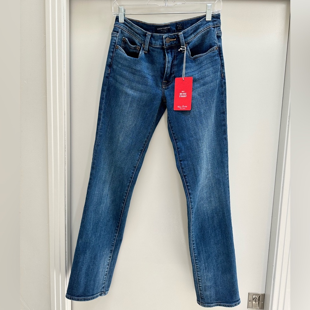 Lucky Brand Mid-Rise Sweet Straight Size 4/27
